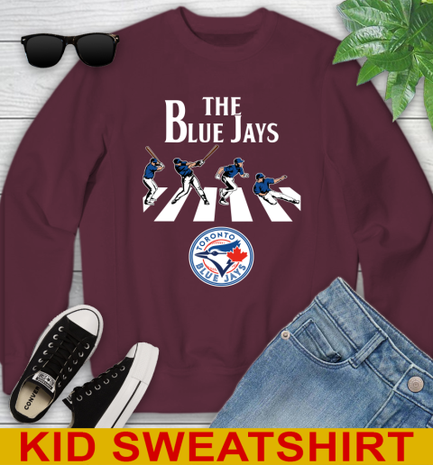 MLB Baseball Toronto Blue Jays The Beatles Rock Band Shirt Youth Sweatshirt 4