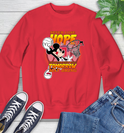 LA Clippers NBA Basketball Mickey Disney Never Lose Hope Sweatshirt 10
