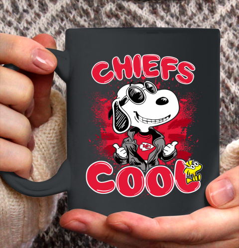 NFL Football Kansas City Chiefs Cool Snoopy Shirt Ceramic Mug 15oz