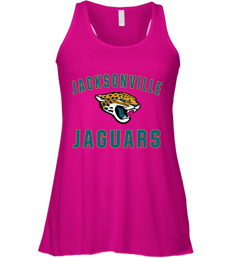 Jacksonville Jaguars Nfl Line By Fanatics Branded Vintage Victory Racerback Tank