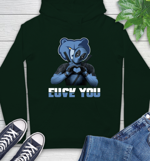 NBA Memphis Grizzlies Deadpool Love You Fuck You Basketball Sports Hoodie 12