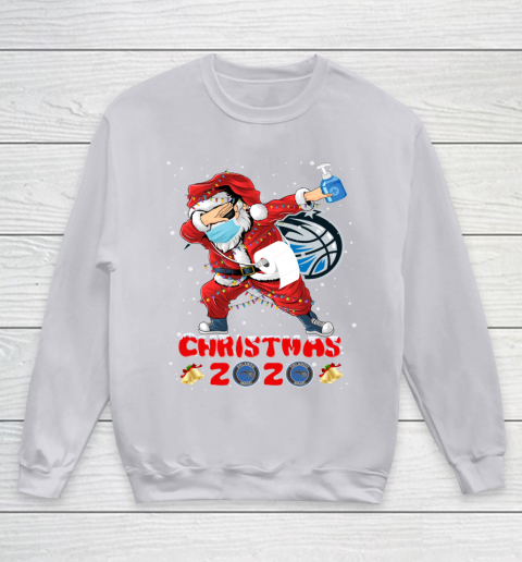 Orlando Magic Funny Santa Claus Dabbing Christmas 2020 NBA Youth Sweatshirt 3