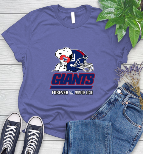 NFL The Peanuts Movie Snoopy Forever Win Or Lose Football New York Giants 101