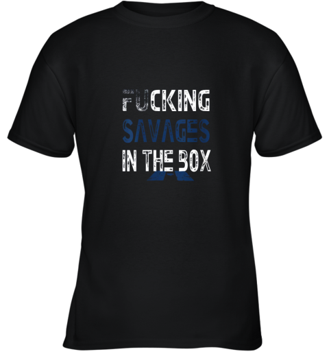 Vintage Savages In the Box Shirt aseball Fans Youth T-Shirt