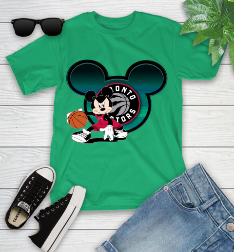 NBA Toronto Raptors Mickey Mouse Disney Basketball Youth T-Shirt 6