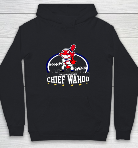 Chief Wahoo distressed Cleveland Youth Hoodie