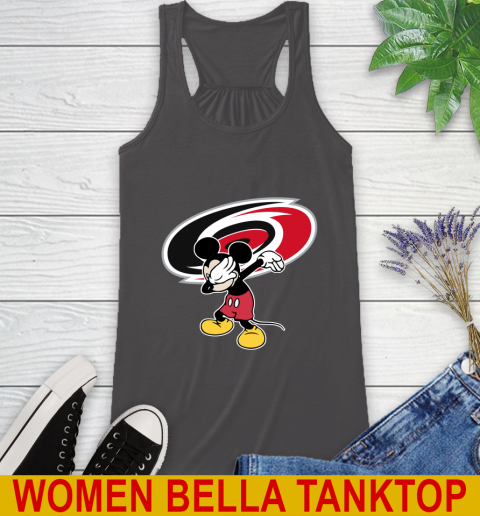 Carolina Hurricanes NHL Hockey Dabbing Mickey Disney Sports Racerback Tank 12
