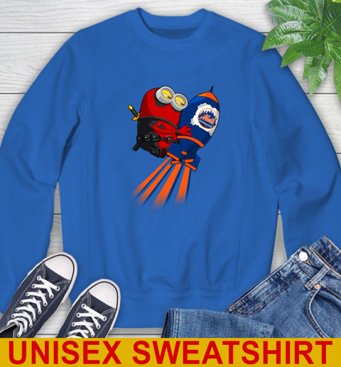 MLB Baseball New York Mets Deadpool Minion Marvel Shirt Sweatshirt 11