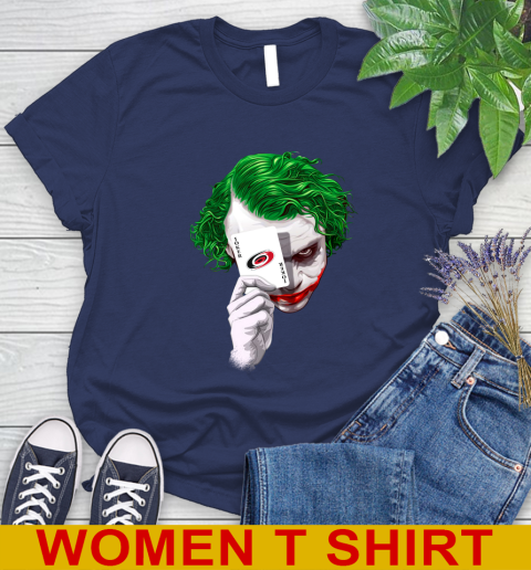 Carolina Hurricanes NHL Hockey Joker Card Shirt Women's T-Shirt 12