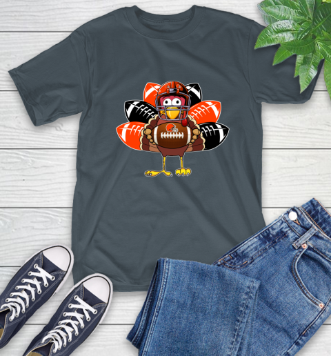 Cleveland Browns Turkey Thanksgiving Day T-Shirt 9