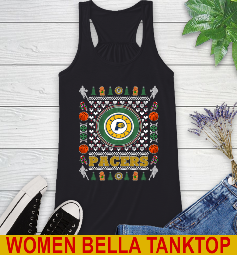 Indiana Pacers Merry Christmas NBA Basketball Loyal Fan Racerback Tank