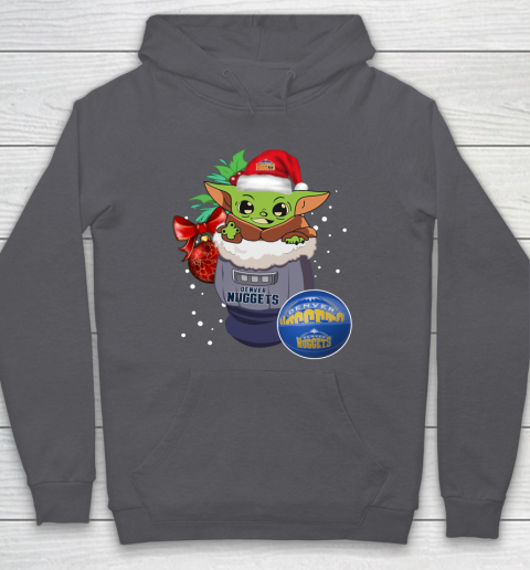 Denver Nuggets Christmas Baby Yoda Star Wars Funny Happy NBA Hoodie 7