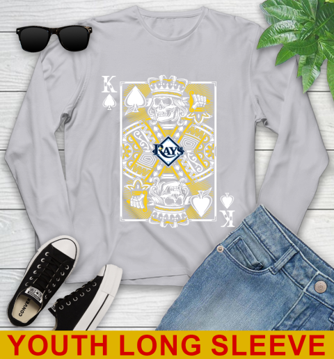 Tampa Bay Rays MLB Baseball The King Of Spades Death Cards Shirt Youth Long Sleeve 5