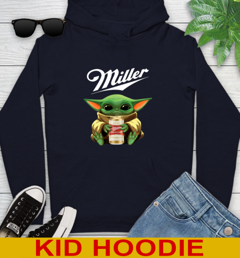 Star Wars Baby Yoda Hugs Miller High Life Beer Shirt 137