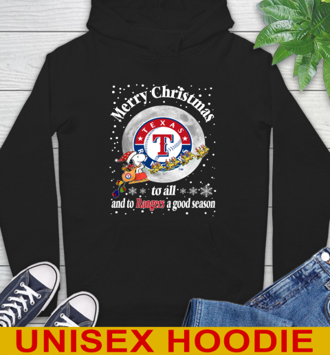 Texas Rangers Merry Christmas To All And To Rangers A Good Season MLB Baseball Sports Hoodie