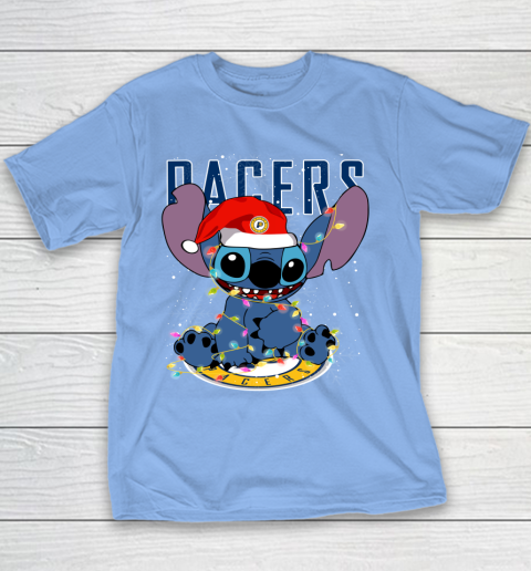 Indiana Pacers NBA noel stitch Basketball Christmas Youth T-Shirt 7
