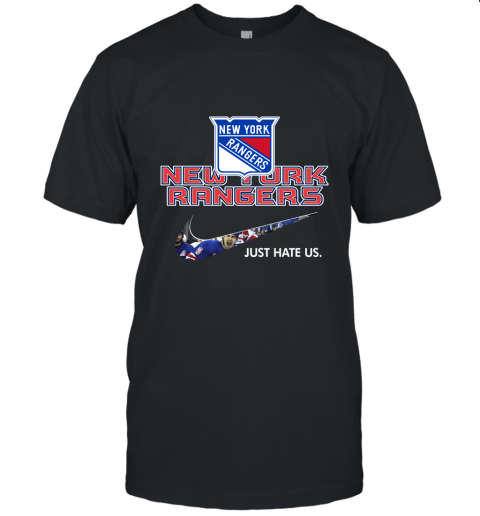 NHL Team New York Rangers x Nike Just Hate Us Hockey Unisex Jersey Tee