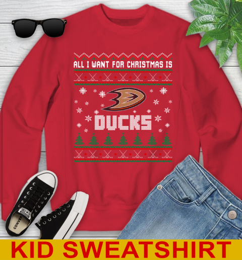 Anaheim Ducks NHL Hockey All I Want For Christmas Is My Team Sports 115
