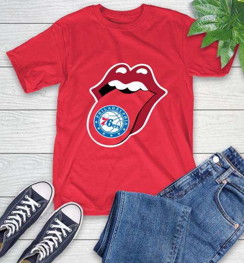 Philadelphia 76ers NBA Basketball Lips I Root For My Team Adoring Fan 10