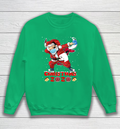 Chicago Bulls Funny Santa Claus Dabbing Christmas 2020 NBA Sweatshirt 5