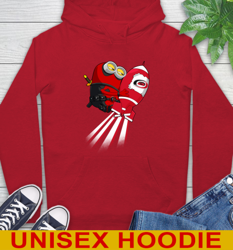 NHL Hockey Carolina Hurricanes Deadpool Minion Marvel Shirt Hoodie 10
