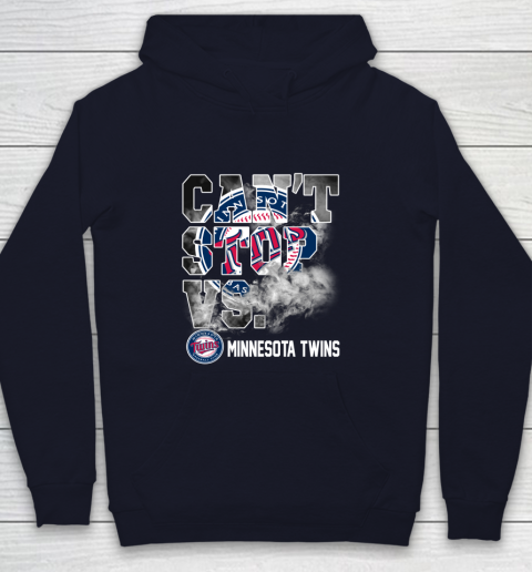 MLB Minnesota Twins Baseball Can't Stop Vs Twins Youth Hoodie 2