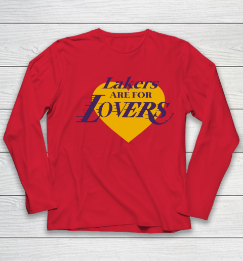 Love Lakers Shirt Laker Are For Lovers Youth Long Sleeve 7