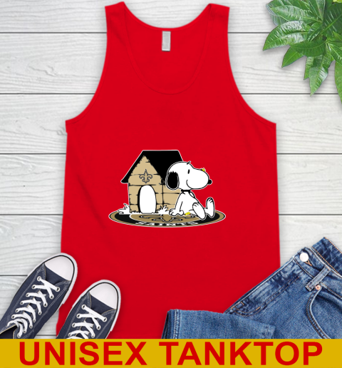 NFL Football New Orleans Saints Snoopy The Peanuts Movie Shirt Tank Top 6