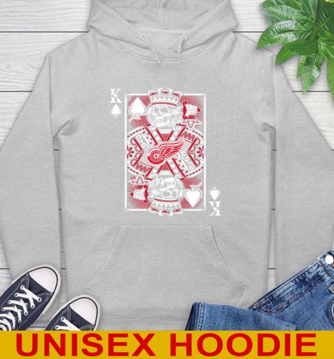 Detroit Red Wings NHL Hockey The King Of Spades Death Cards Shirt Hoodie 6