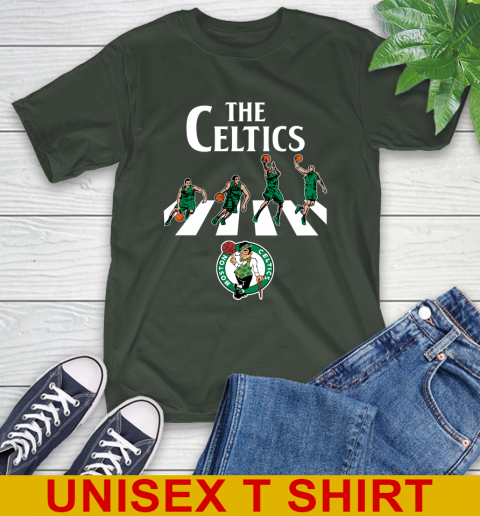 NBA Basketball Boston Celtics The Beatles Rock Band Shirt T-Shirt 6