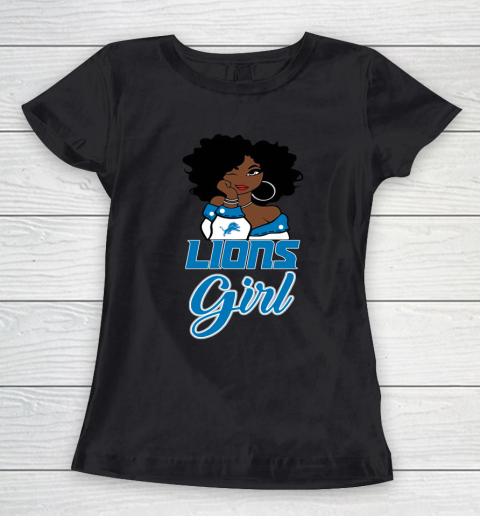 Detroit Lions Girl NFL Women's T-Shirt 2