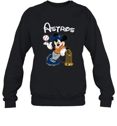 Astros Mickey Taking The Trophy MLB Sweatshirt