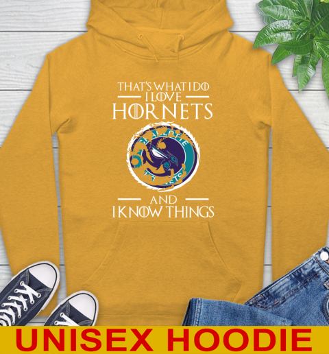Charlotte Hornets NBA Basketball That's What I Do I Love My Team And I Know Things Game Of Thrones 14