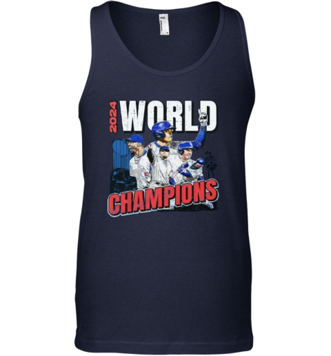 Los Angeles Baseball 2024 MLB World Champions Ohtani Freeman Tank Top 1hfr los angeles baseball 2024 mlb world champions ohtani freeman unisex tank 17 front navy