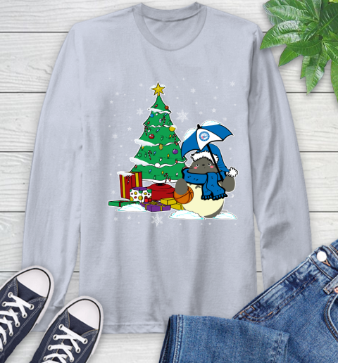 Philadelphia 76ers NBA Basketball Cute Tonari No Totoro Christmas Sports Long Sleeve T-Shirt 6