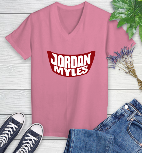 Wwe Jordan Myles racially insensitive Women's V-Neck T-Shirt 13