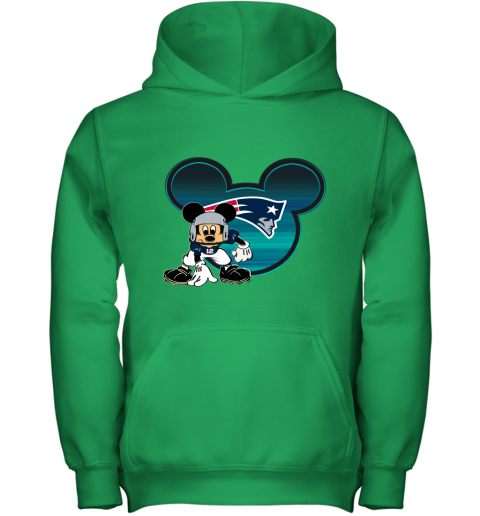 NFL New England Patriots Mickey Mouse Disney Football T Shirt yWUAQK6V0x7 youth hoodie 43 95 151514 front irish green