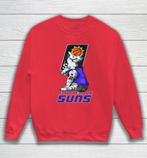 NBA Basketball My Cat Loves Phoenix Suns Sweatshirt 7
