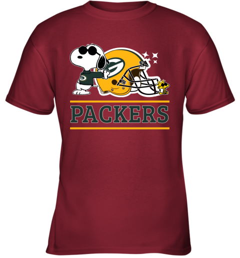 Snoopy Joe Cool And Woodstock The Green Bay Packers NFL Shirts