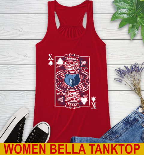 Memphis Grizzlies NBA Basketball The King Of Spades Death Cards Shirt Racerback Tank 4