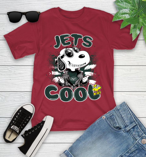 NFL Football New York Jets Cool Snoopy Shirt Youth T-Shirt 12