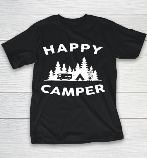 Happy Camper Camping Youth T-Shirt