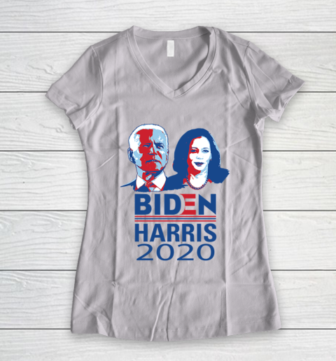 BIden Harris 2020 Image Logo Women's V-Neck T-Shirt