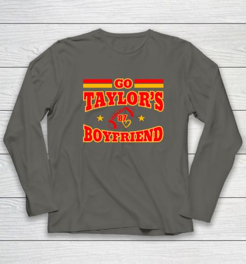 Go Boyfriend Football gift Fans Long Sleeve T-Shirt 4