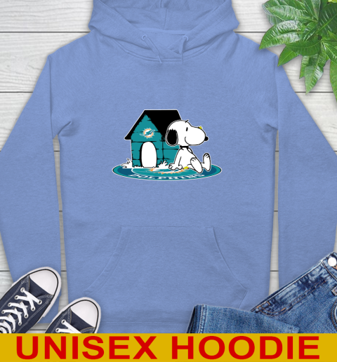 NFL Football Miami Dolphins Snoopy The Peanuts Movie Shirt Hoodie 11