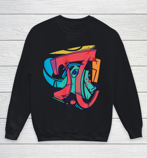 Pi Day Shirt Cubist 3 14 Pi Number Symbol Math Science Youth Sweatshirt
