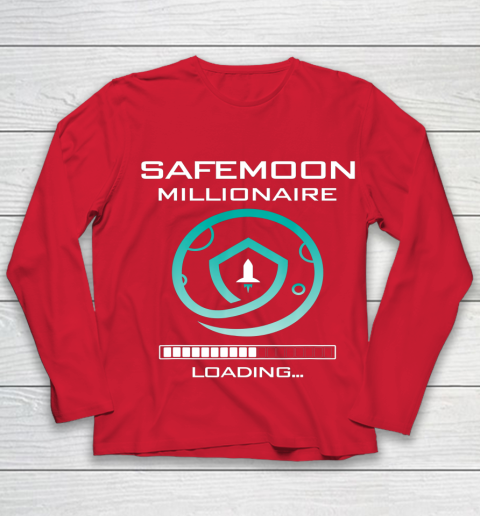 Funny Safemoon Millionaire Crypto Youth Long Sleeve 8