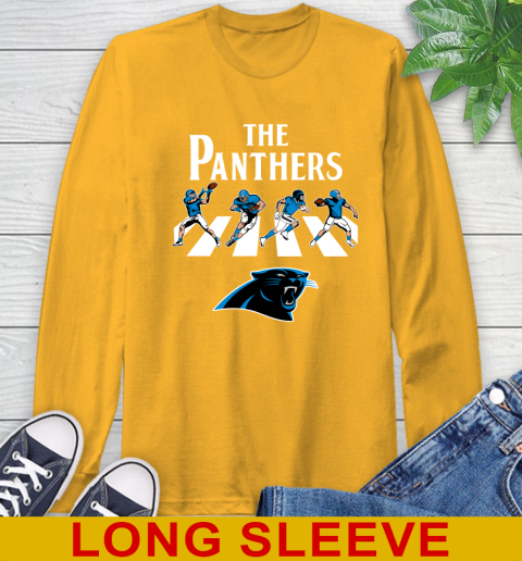 NFL Football Carolina Panthers The Beatles Rock Band Shirt Long Sleeve T-Shirt 2