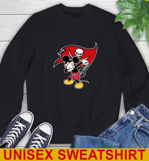 Tampa Bay Buccaneers NFL Football Dabbing Mickey Disney Sports Sweatshirt 2