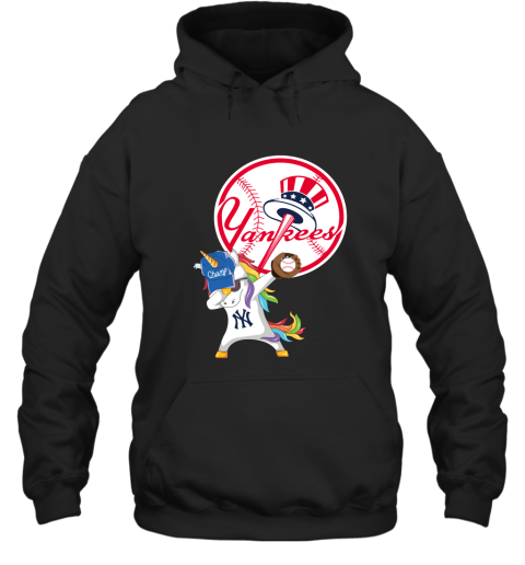 Hip Hop Dabbing Unicorn Flippin Love New York Yankees Hoodie
